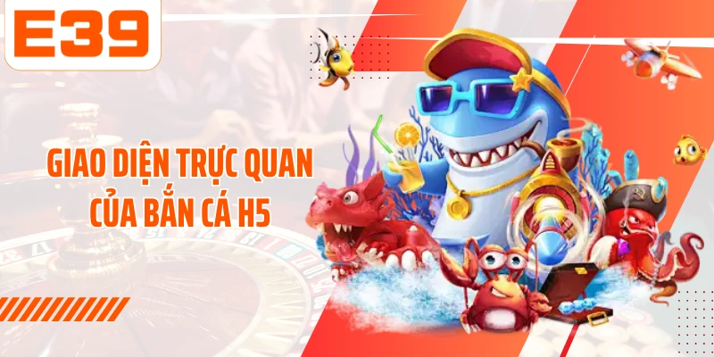 Giao diện trực quan của Bắn cá H5