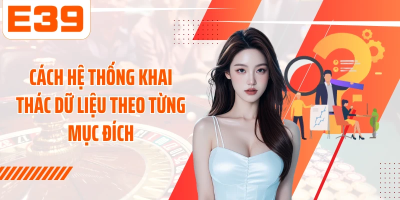 Cách hệ thống khai thác dữ liệu theo từng mục đích